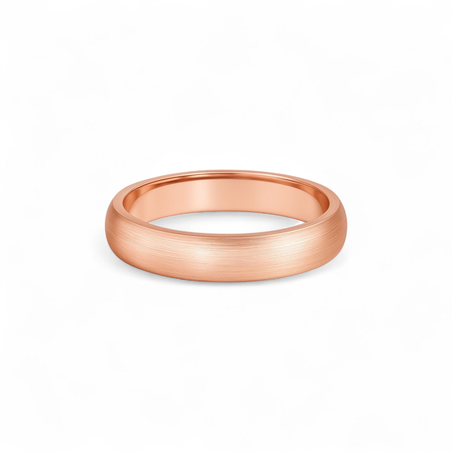 4MM Brush Band in 18K Gold