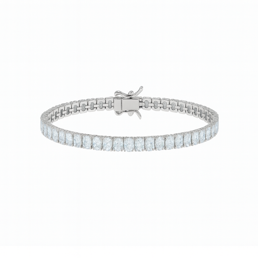 Moissanite Tennis Bracelet in 925 Sterling Silver