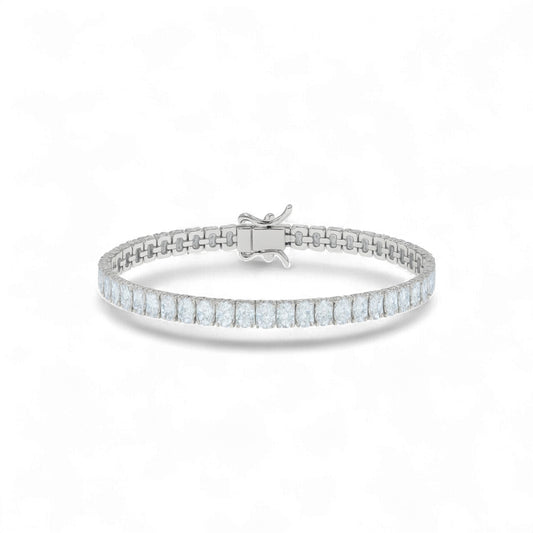 Moissanite Tennis Bracelet in 925 Sterling Silver