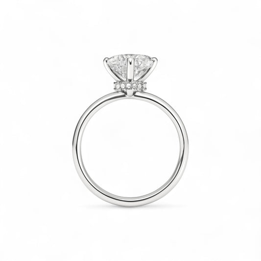 Phoebe Lab Grown Diamond Engagement Ring in 18K Gold