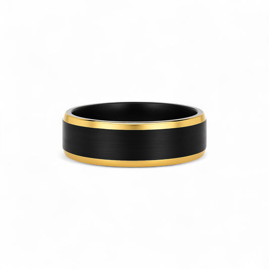 Brush Black Tungsten Band