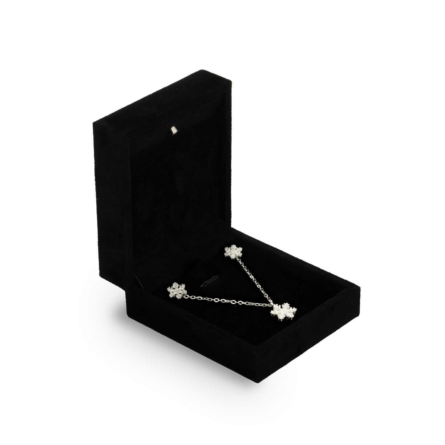 Snow Flakes Hypoallergenic Steel Stud Earrings