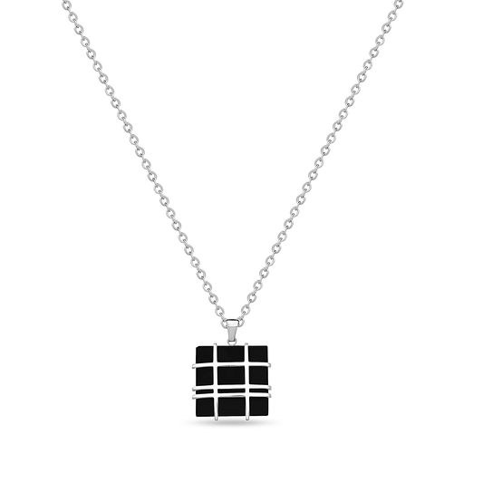 Prisoned Cube Hypoallergenic Steel Necklace