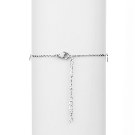 Black Heart Hypoallergenic Steel Bracelet
