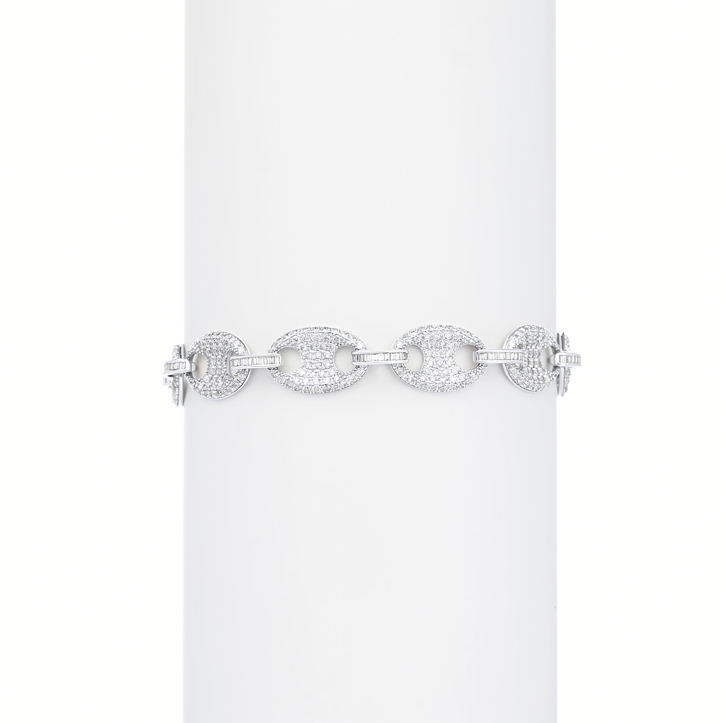 Mariner Link Diamond Bracelet in 18K Gold