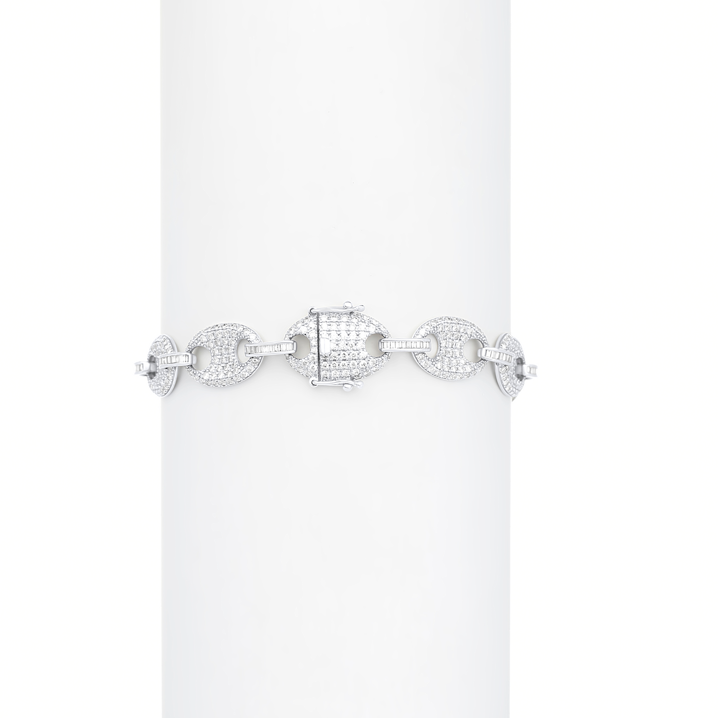 Mariner Link Diamond Bracelet in 18K Gold