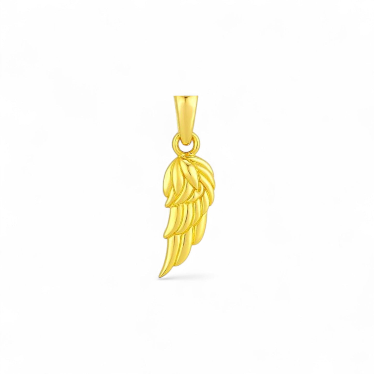 Guardian Wing of Love Pendant in 18K Gold