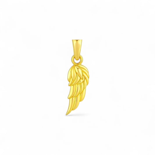 Guardian Wing of Love Pendant in 18K Gold