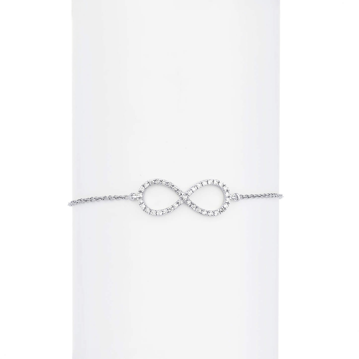 Infinity Diamond Bracelet in 18K Gold