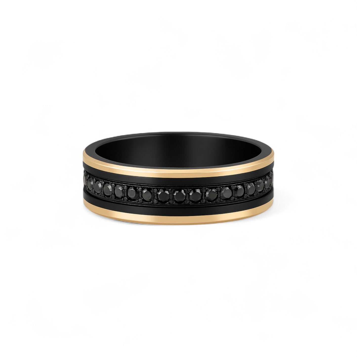 Executive Black Sapphire Band