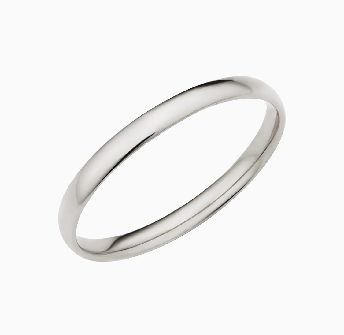 2MM Plain Band in 18K Gold