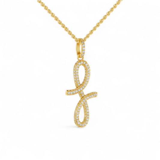 3D Oiza Infinie Pendant Necklace in 18KT Gold