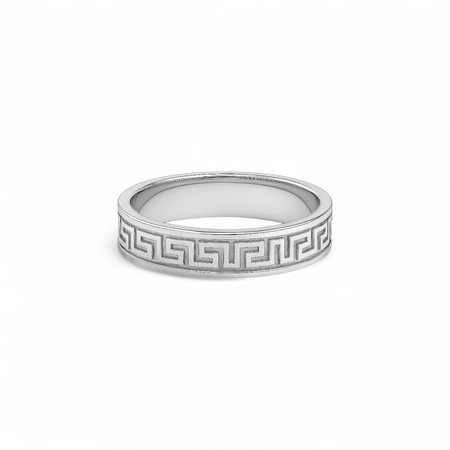 Greek Key Band in 18K Gold