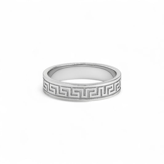 Greek Key Band in 18K Gold