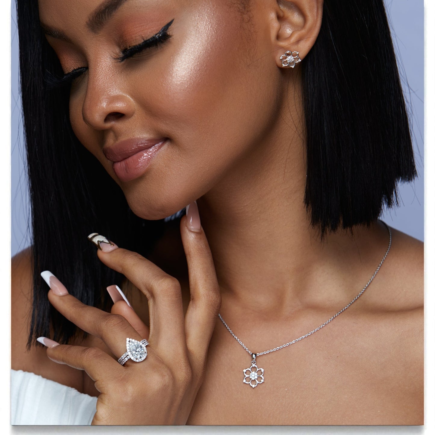 Rita Diamond Studs in 18K Gold