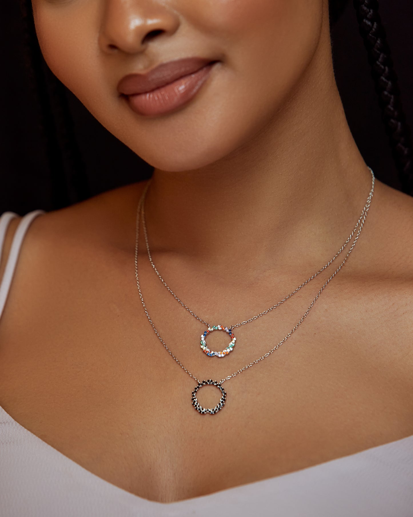 BOZ Forever CZ Necklace In 925 Sterling Silver