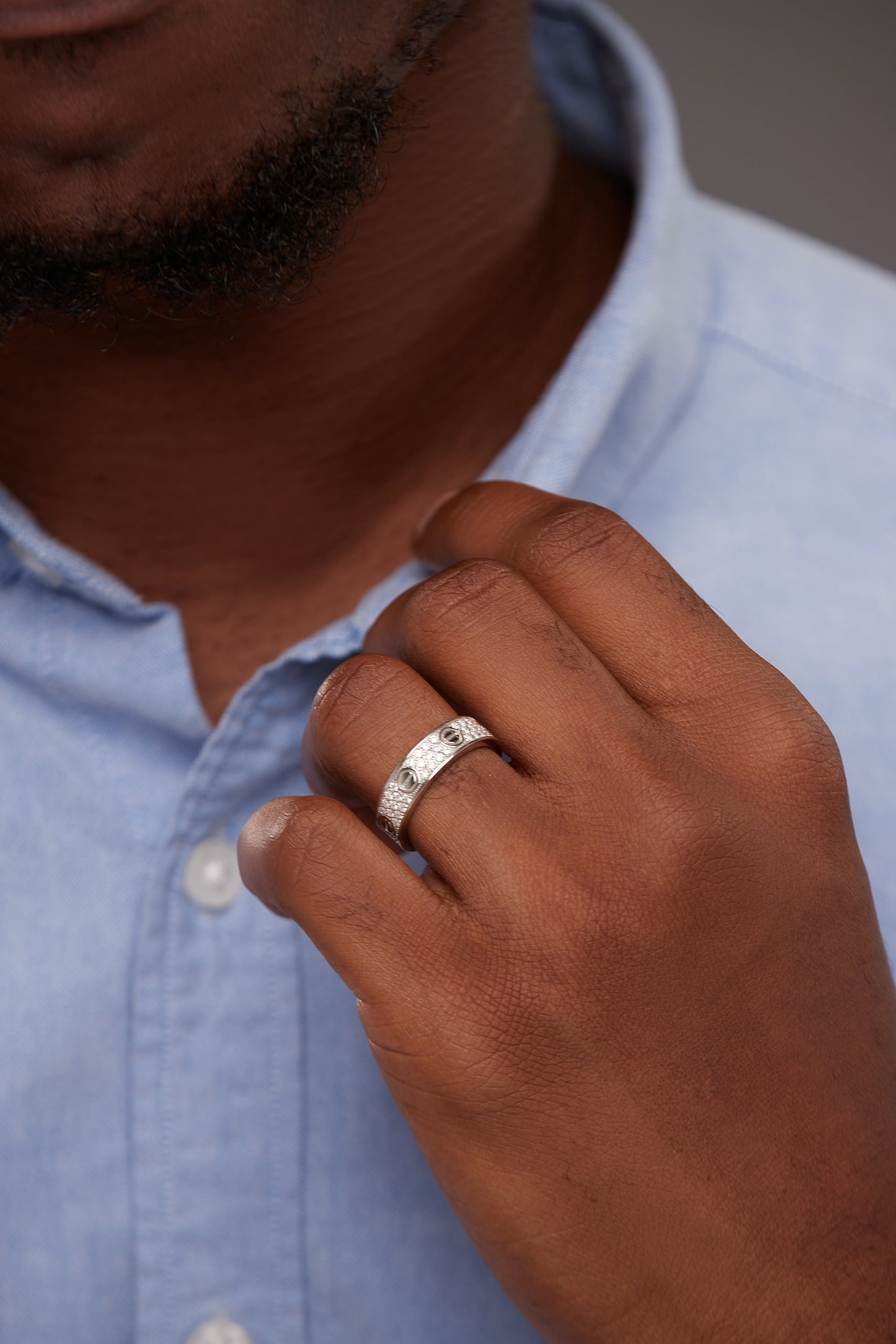 Love Inspired 6mm Natural Diamond Band in 18K Gold