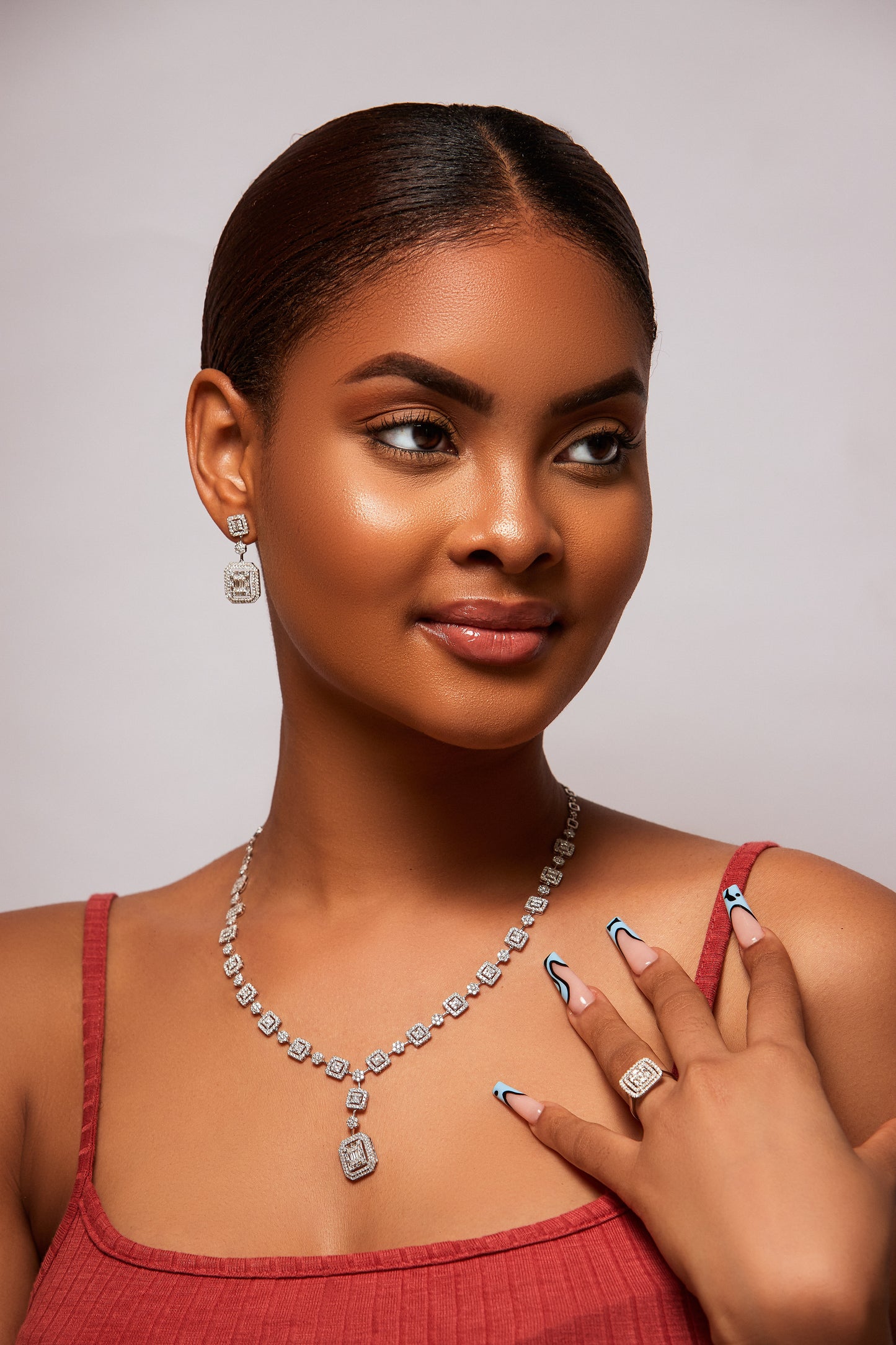 Tiffany Anniversary Natural Diamond Necklace in 18k Gold