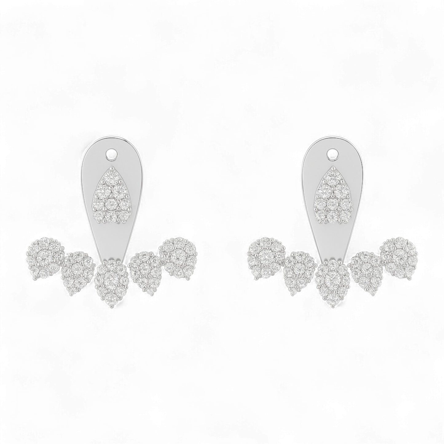 Azure Diamond Studs in 18K Gold