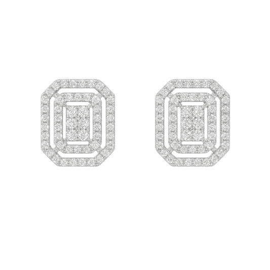 Malawi Diamond Stud in 18K Gold