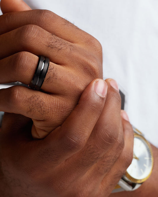 Midline Black Tungsten Band