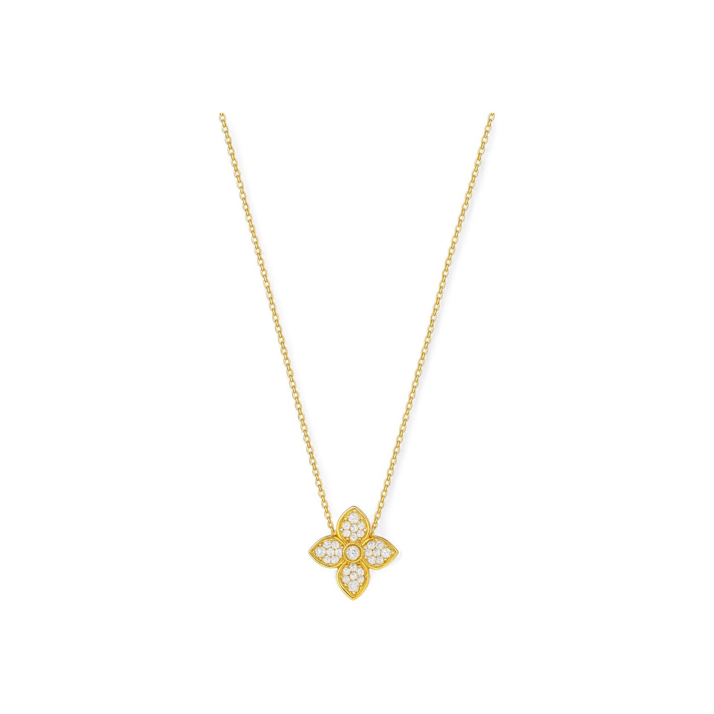 Nora Natural Diamond Necklace in 18k Gold