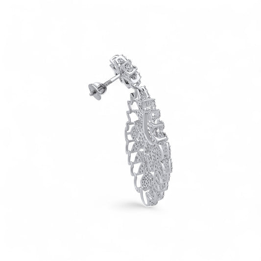 Olori Natural Diamond Drop Earrings in 18K Gold