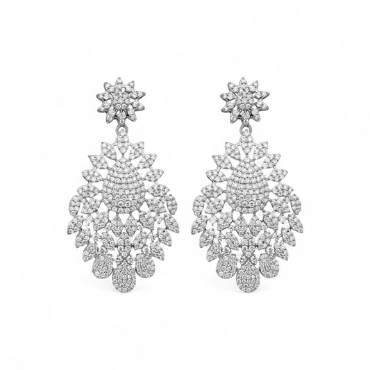 Olori Natural Diamond Drop Earrings in 18K Gold