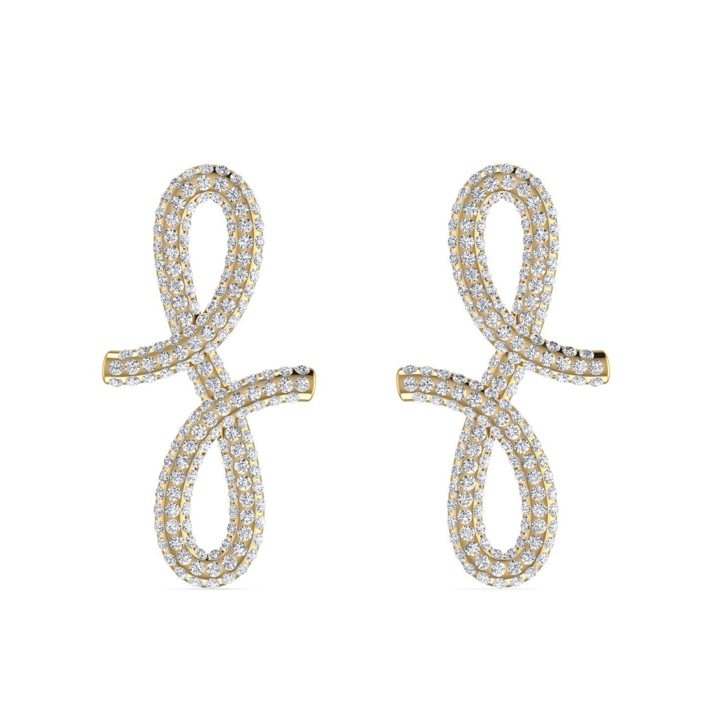 3D Oiza Infinie Pendant Necklace in 18K Gold