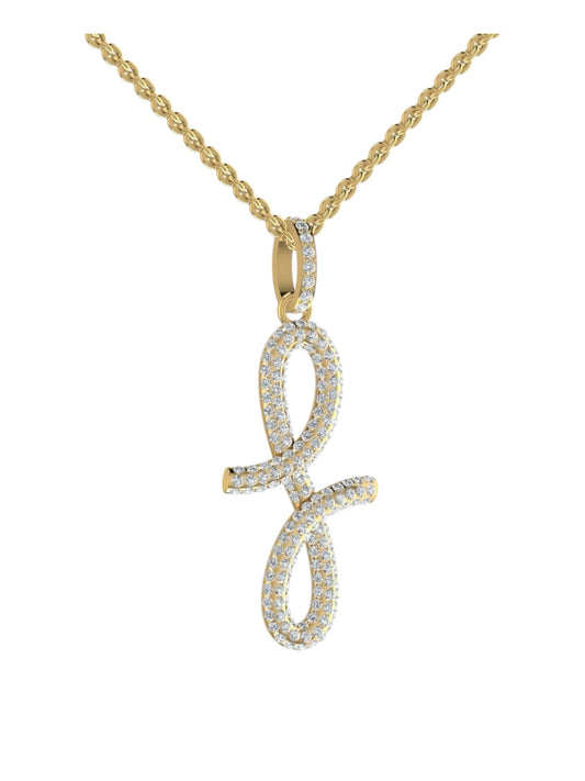 3D Oiza Infinie Pendant Necklace in 18K Gold