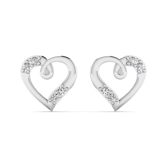 Vivra Natural Diamond Earrings in 18K Gold