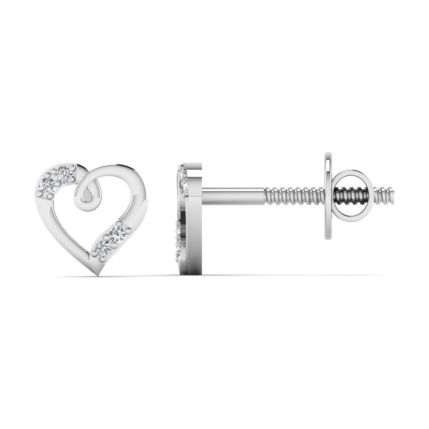 Vivra Natural Diamond Earrings in 18K Gold