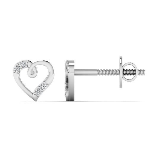 Vivra Natural Diamond Earrings in 18K Gold