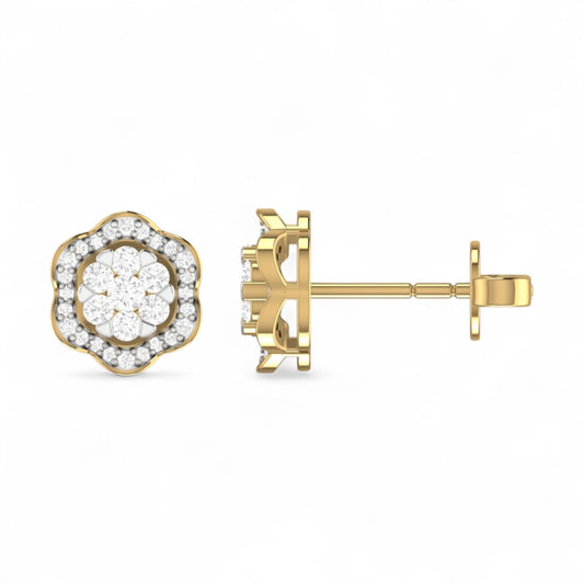 Surie Diamond Studs in 18K Gold