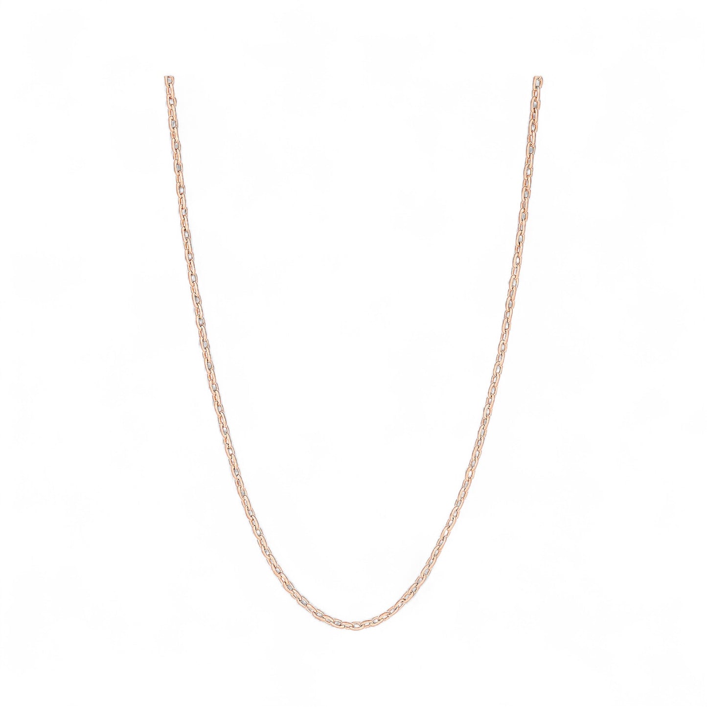 Thin Cable Necklace in 18K Gold