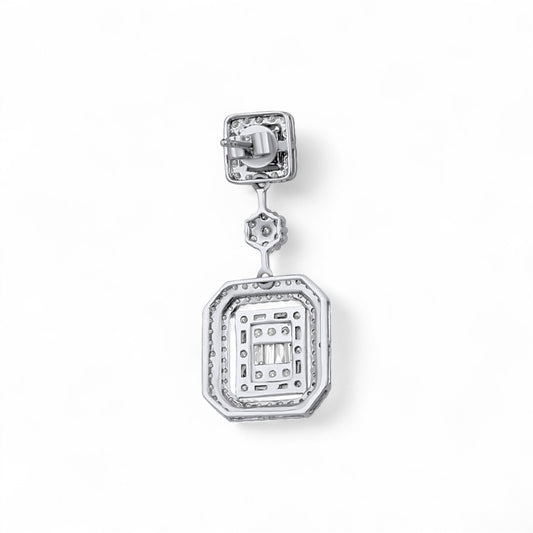 Tiffany Anniversary Natural Diamond Drop Earrings in 18k Gold