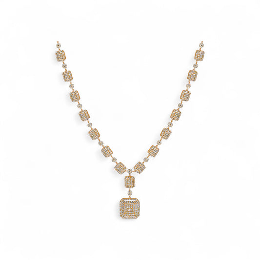 Tiffany Anniversary Natural Diamond Necklace in 18k Gold