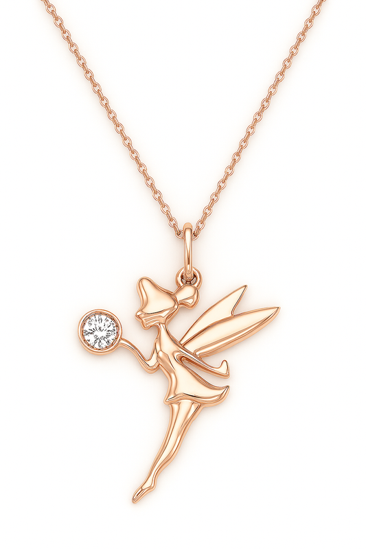 Tinkerbell Necklace Disney Store Green Fairy Tinkerbell Made With