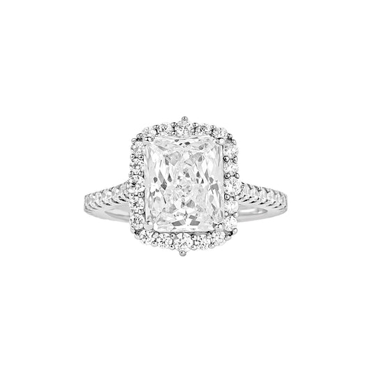 Quinn 2.0 CZ Engagement Ring in 10K Gold