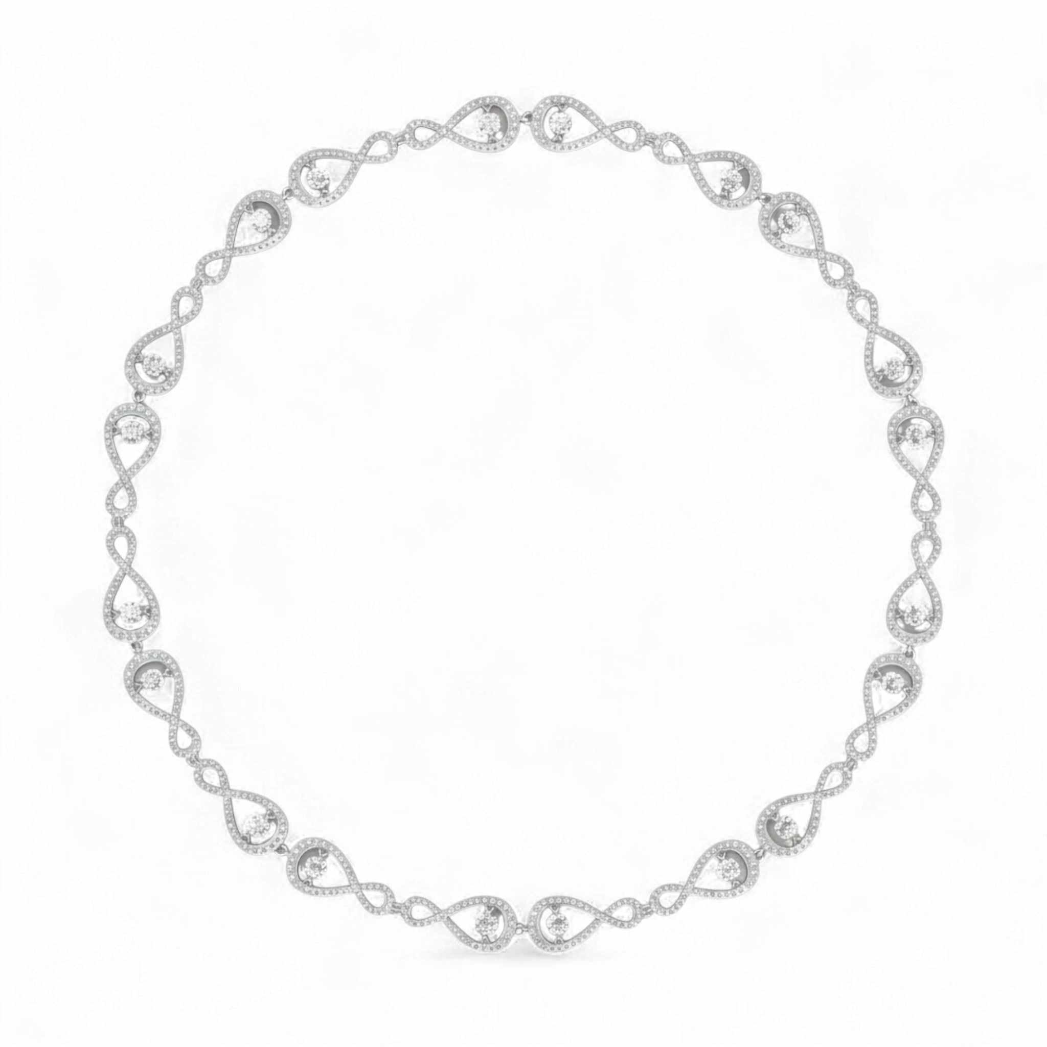 Twinkle Infinie Diamond Necklace in 18KT Gold – BOZ Jewelry