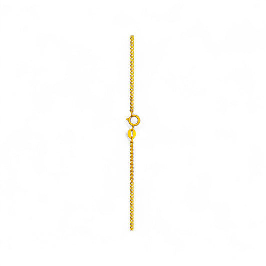 Arabic Alphabet Diamond Necklace in 18K Gold