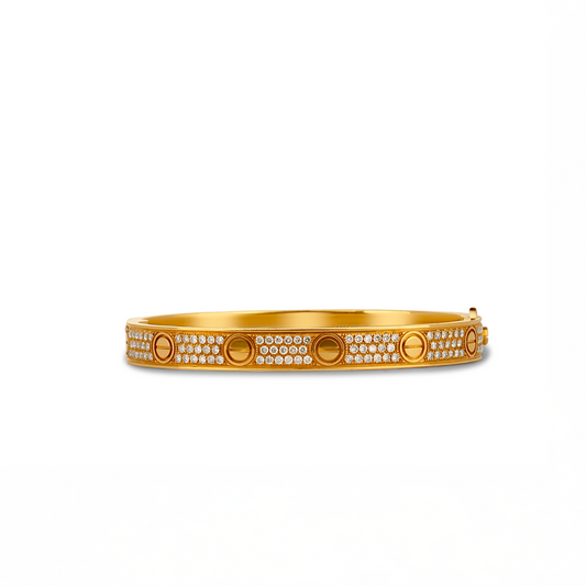 Love Inspired Diamond Bracelet in 18K Gold
