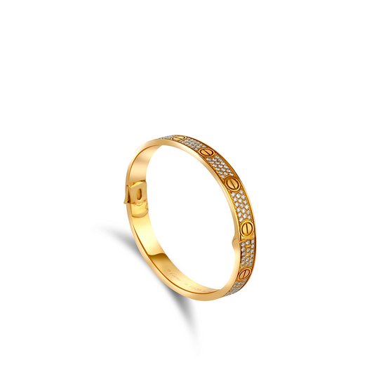 Love Inspired Diamond Bracelet in 18K Gold