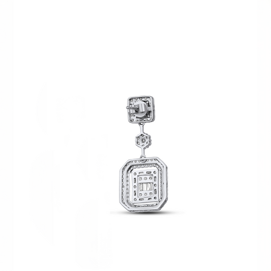 Tiffany Anniversary Natural Diamond Drop Earrings in 18k Gold