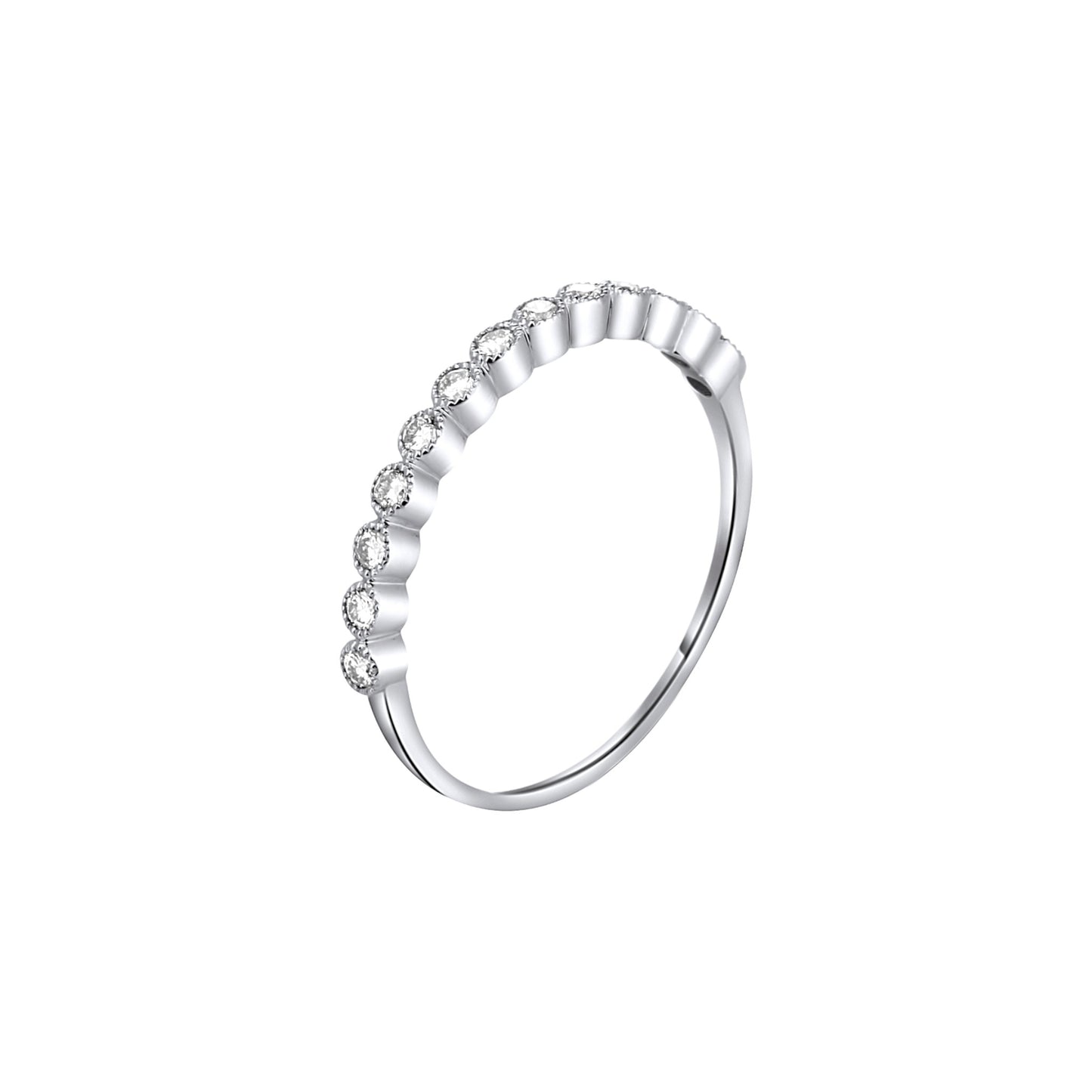 Lucy Diamond Band in 18K Gold
