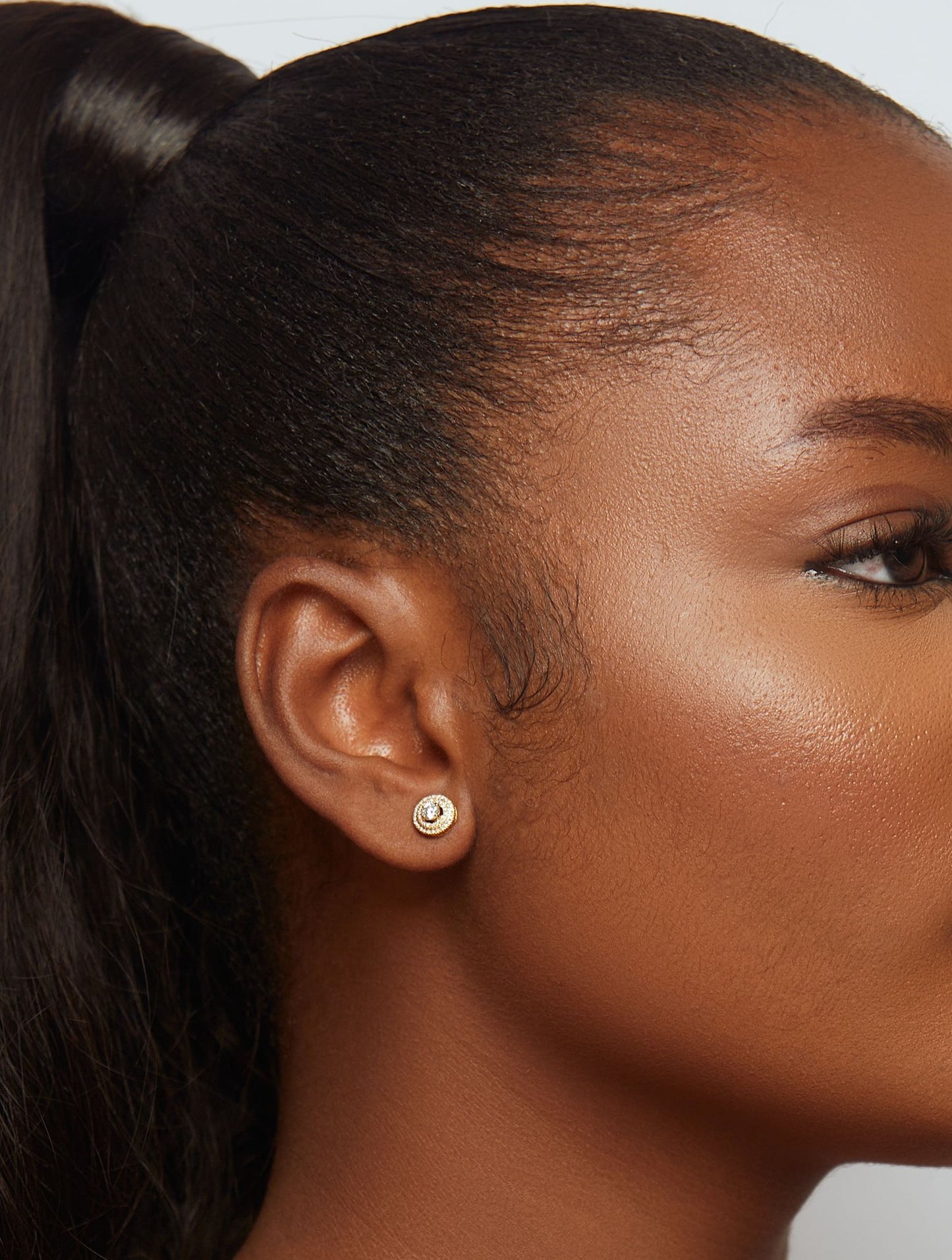 Aiden Natural Diamond Studs in 18K Gold