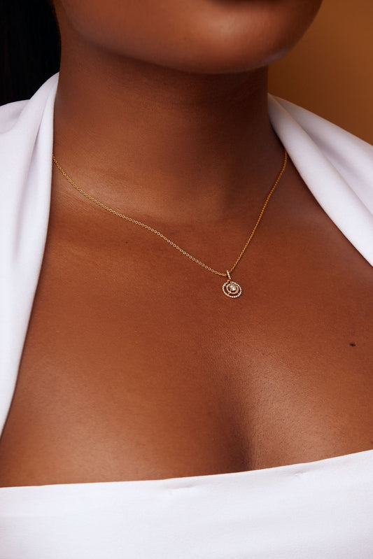 Orbit Natural Diamond Necklace