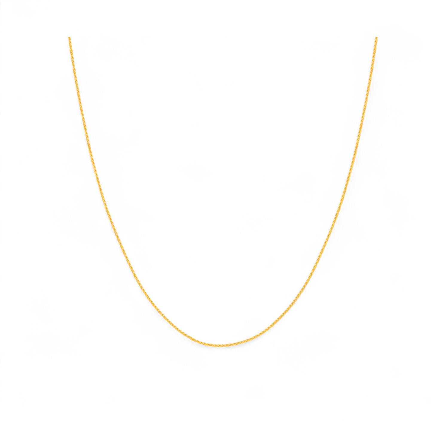 Wheat Chain in 18K Gold