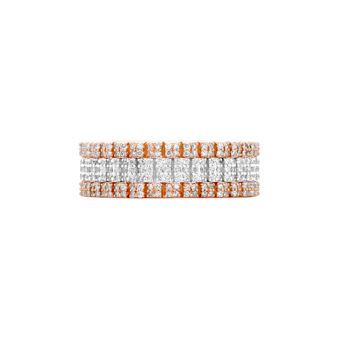 Zeus 360 Natural Diamond Band in 18K Gold