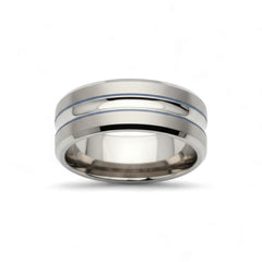 Midline Silver Titanium Band